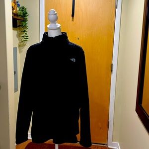 Black North Face 1/2 Zip Fleece Size XL TG, Very Comfy